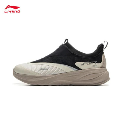 LI-NING SOFT GO 2 Ανδρικά Παπούτσια Πεζοπορίας Slip-on με Μαλακή Παχιά Φτέρνα, Άνετα και Ανθεκτικά Αθλητικά Casual Παπούτσια AGLV005