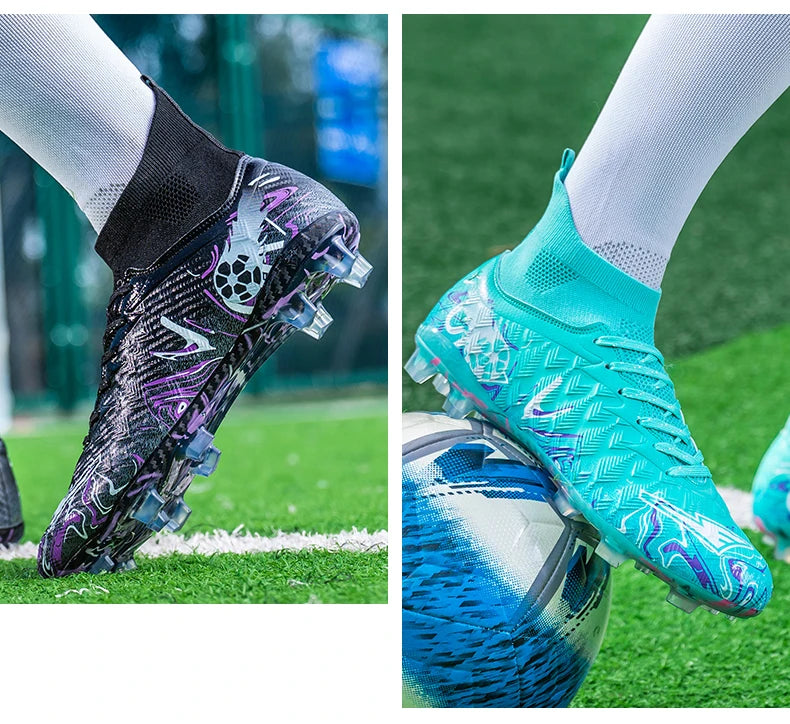 Neue professionelle Fußballschuhe für Herren, rutschfeste Fußballstiefel, Unisex, atmungsaktiv, für Futsal und Sport, neue Stollenschuhe, Dropshipping, ultraleicht