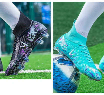 Neue professionelle Fußballschuhe für Herren, rutschfeste Fußballstiefel, Unisex, atmungsaktiv, für Futsal und Sport, neue Stollenschuhe, Dropshipping, ultraleicht
