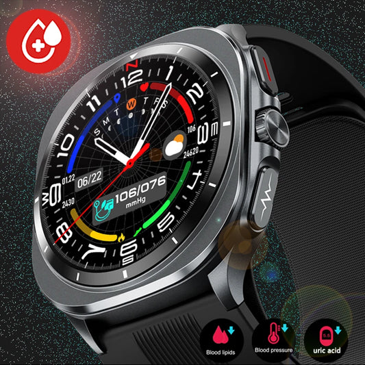 2026 New Health Track Smartwatch Air Pump Airbag True Blood Pressure Health Measure Smart Watch for Men and Women Blood Oxygen BT Call