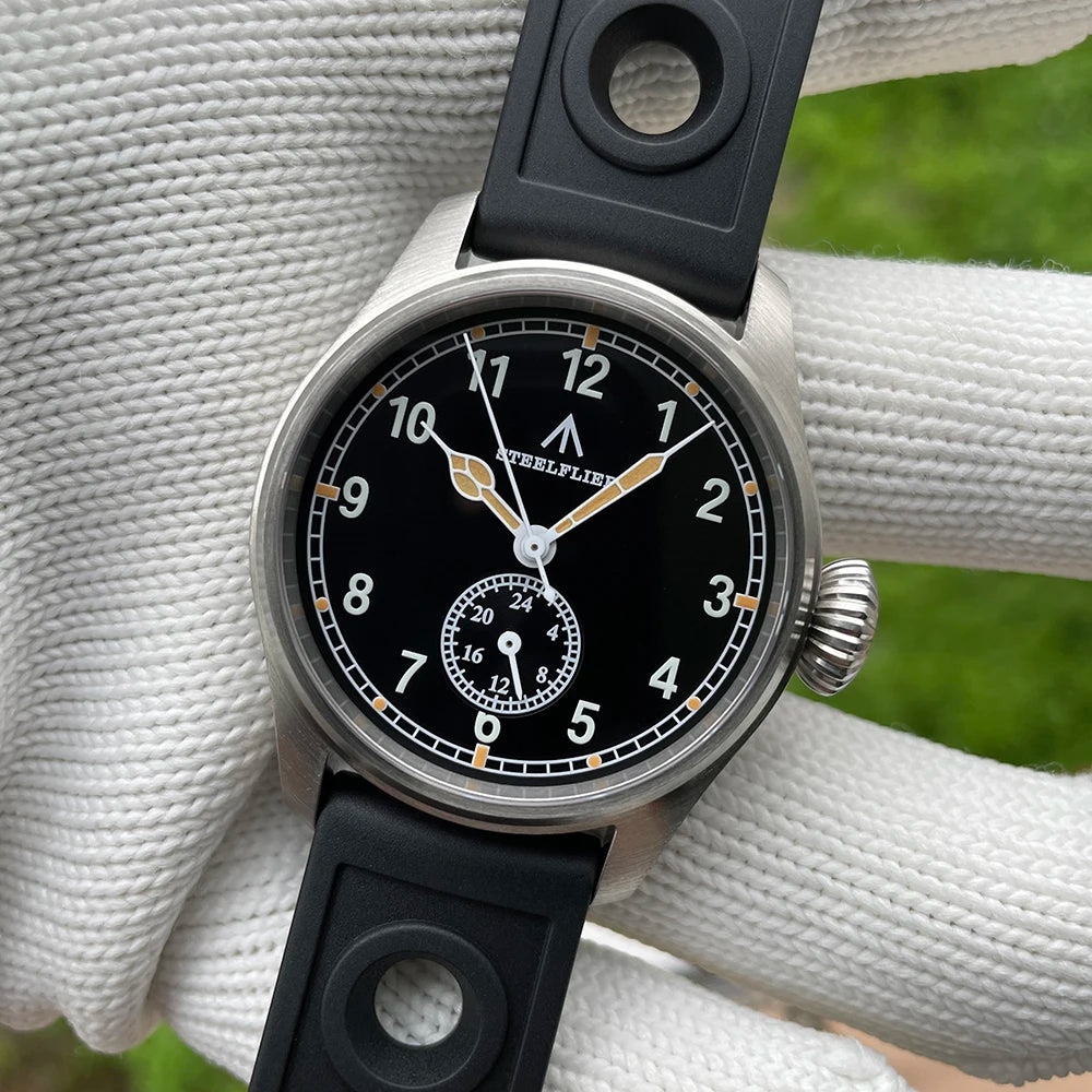 STEELFLIER Official SF746 Luxury Quartz Wristwatch Swiss Luminous VH60 Mute Movement 20Bar Waterproof Multi-time Zone Watches