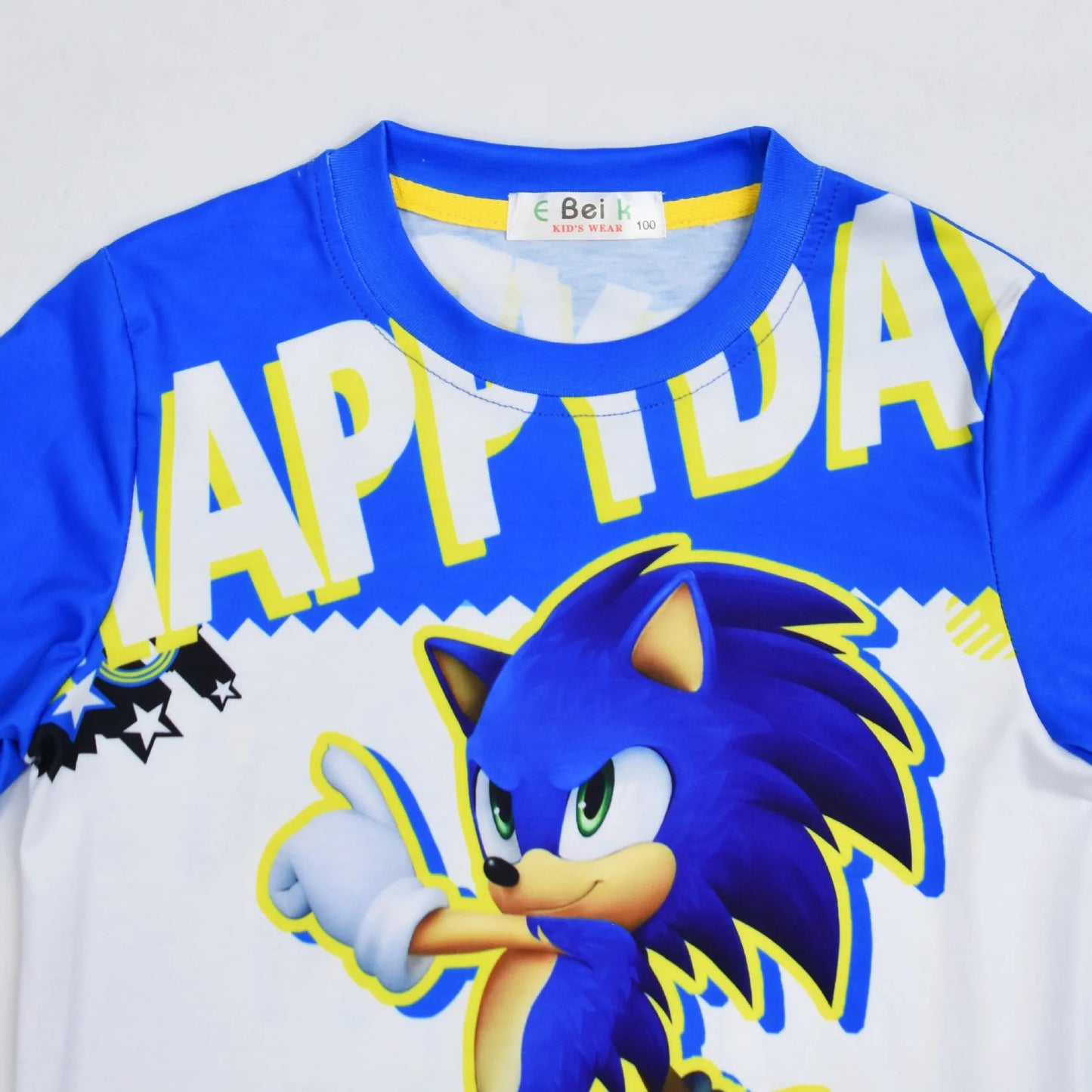 Sonic New Spring Autumn Children's Pajamas Boys and Girls Cartoon Long Sleeve Clothes Toddler Cotton Pajama Set Hedgehog Gift