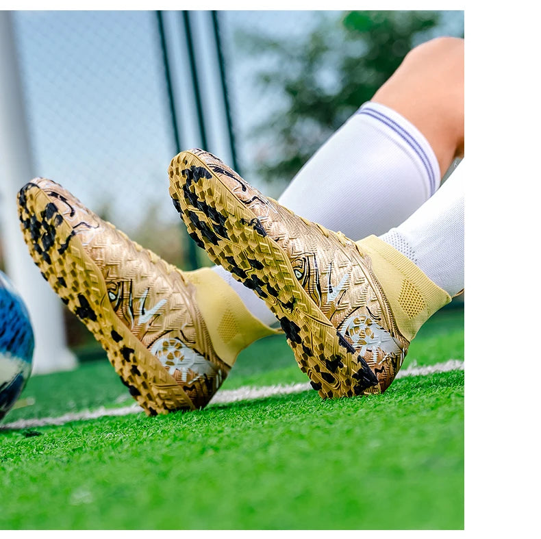 Neue professionelle Fußballschuhe für Herren, rutschfeste Fußballstiefel, Unisex, atmungsaktiv, für Futsal und Sport, neue Stollenschuhe, Dropshipping, ultraleicht