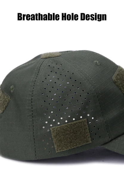 Breathable Camouflage Baseball Cap UV Sun Protection Hat for Outdoor Sports Fishing Camping Hiking Hunting
