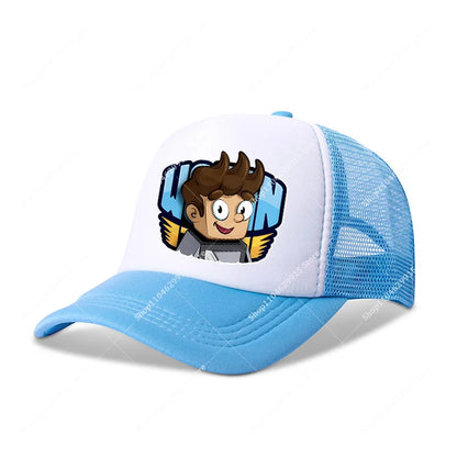 Wojans Team Baseball Cap Cartoon Anime Hot Game Printed Headwear Summer Adjustable Fashion Blue Sport Casual Hats Birthday Gift