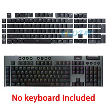 Keycap testurizzato antiscivolo trasparente retroilluminato G915 913 TKL G815 G813, compatibile con tastiera meccanica Logitech