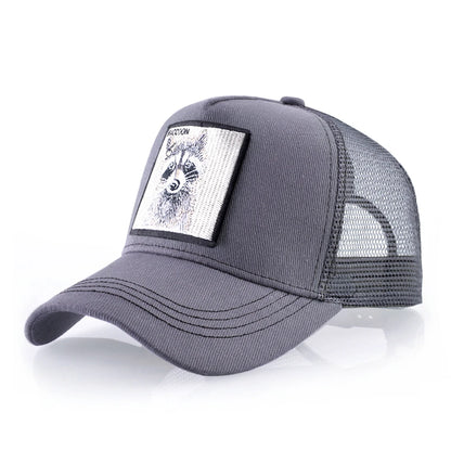 Spring Summer Baseball Cap With Lion Embroidery Patch Snapback Trucker Caps Men Women Drake Baseball Hats Four Season Sun Hat