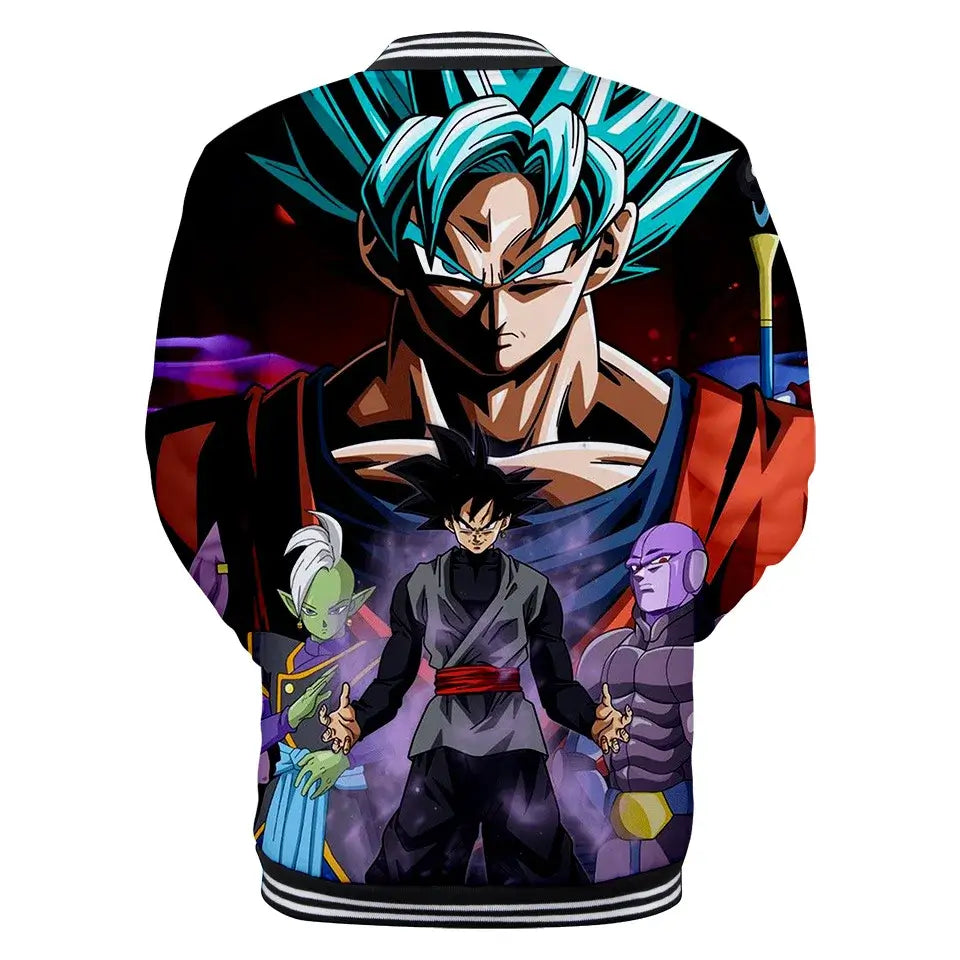 Dragon Ball Goku Kid Men Zipper Hoodie Cartoon Japan Style Anime Women Sweatshirt 2025 New Fashion Children Jackets Coat, Produit gaming premium Fraquane