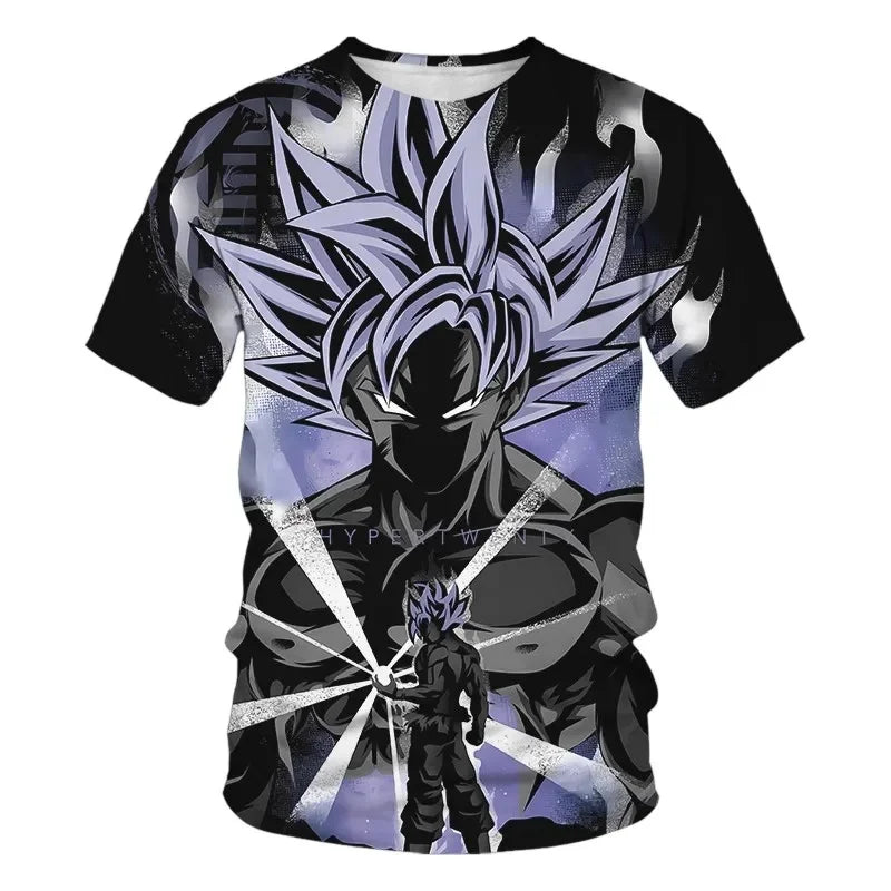 2026 Men's T-shirts Dragon Ball Z T-shirt Boys Clothes Children's Clothing Summer Short Sleeve Kids Cartoon Tee Tops Baby Boy