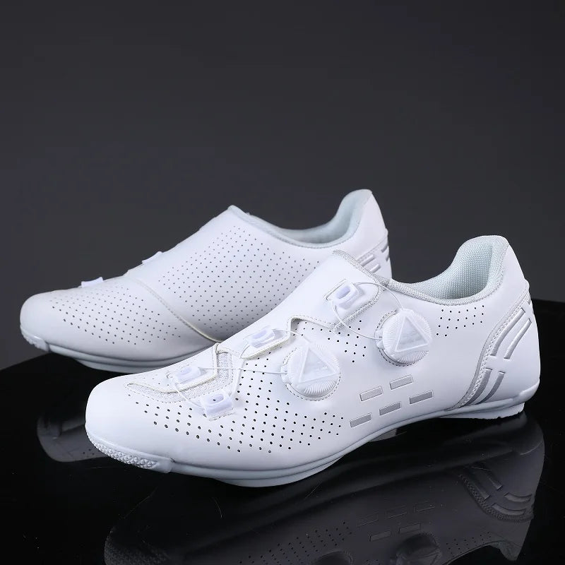 Sapatos de Ciclismo de Estrada SPD-SL para Homem e Mulher, com Travessas, para Bicicleta de Estrada, Velocidade e Competição