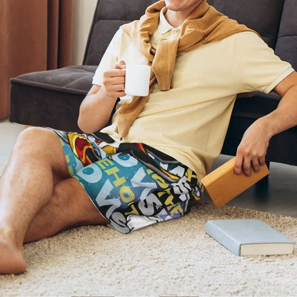 Custom Shadow The Hedgehog Sonic Poster Short Pajama Pants Men Sleepwear Sleep Lounge Bottom Shorts Sleeping Pants