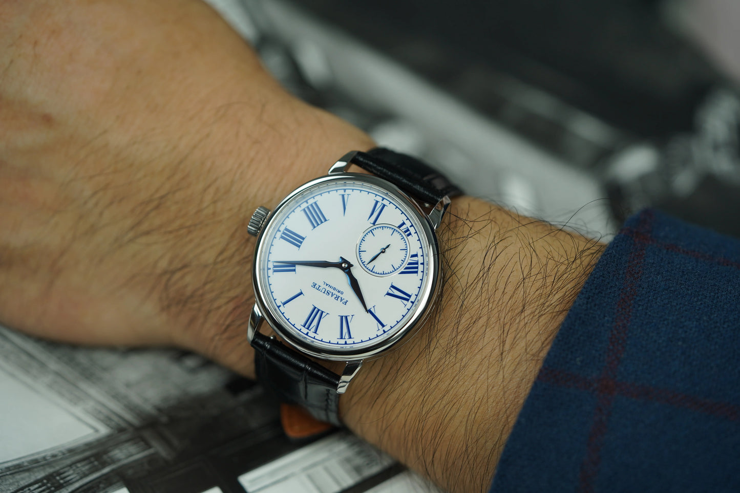 FARASUTE 2026 Fashion Power Reserve 80 hours Hangzhou Customized Movement Manual Mechanical Watch For Men Sapphire Crystal reloj