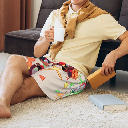 Custom Shadow The Hedgehog Sonic Poster Short Pajama Pants Men Sleepwear Sleep Lounge Bottom Shorts Sleeping Pants