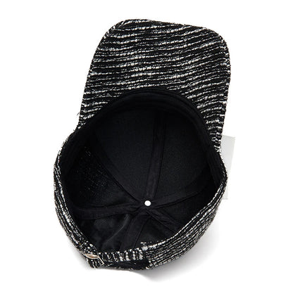 FS Fashion Casquette de baseball rayée noir et blanc pour homme, casquette décontractée coréenne pour femme, casquette d'été streetwear, casquette de camionneur, Gorra Hombre
