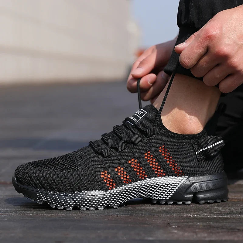 Sneakers casual da uomo in mesh, leggere e traspiranti, scarpe da running slip-on con suola morbida, mocassini bassi da uomo, trainers Zapatos Hombre