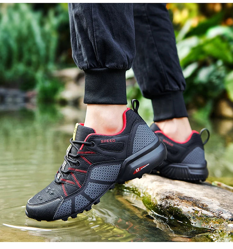 Muške planinarske cipele za sve terene, outdoor sportske cipele od prozračne mrežice, neklizajuće i otporne na habanje, planinarske cipele za aktivnosti na otvorenom i biciklizam