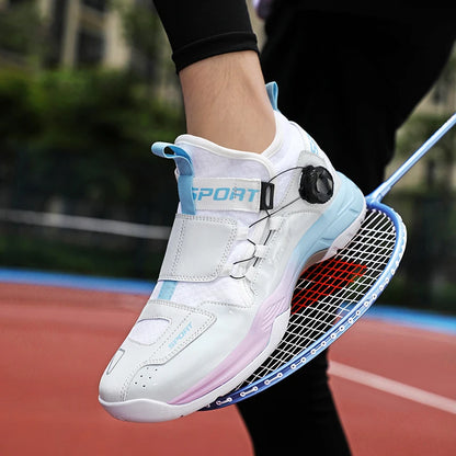 Badmintonsko til mænd, skridsikre og støddæmpende sko, tennissko i høj kvalitet, Pro sneakers til udendørssport for mænd og kvinder