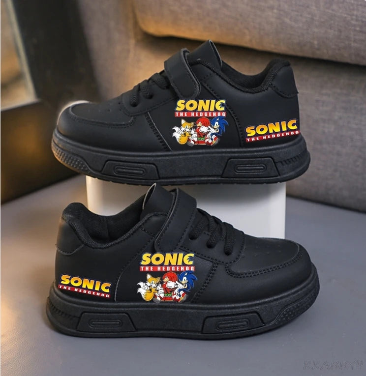 Sonic Students Fashion Casual Shoes Cartoon Anime Print Sneakers Cute Board Shoes Birthday Party Gifts