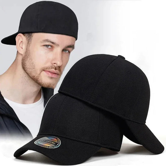 Laadukas miesten istuva baseball-lippis, suljettu täyslippis, mesh-lippis, ulkoiluun, hengittävä urheilullinen puuvillainen aurinkolippis, miesten trucker-lippis, gorras hombre