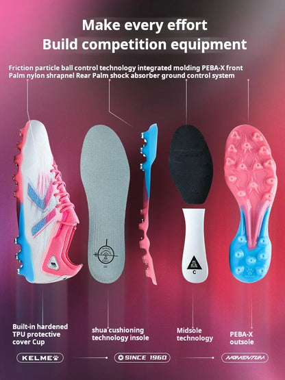 Kelme MG Fußballschuhe für Herren – für Naturrasen und Kunstrasen, professionelle Wettkampf- und Trainingsschuhe, rutschfeste Fußballschuhe