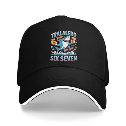 67 Six Seven 6-7 Baseball Cap Popular Steal Brainrot Gaming Meme Sandwich Caps Men Women Breathable Dad Hat Outdoor