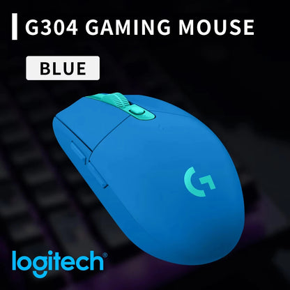 Logitech G102 G203 laidinė žaidimų pelė, 2.1 metro ilgio laidas, 8000 DPI, RGB efektai, skirta PC, nešiojamajam kompiuteriui, biurui ir gamer’iams, lanksti
