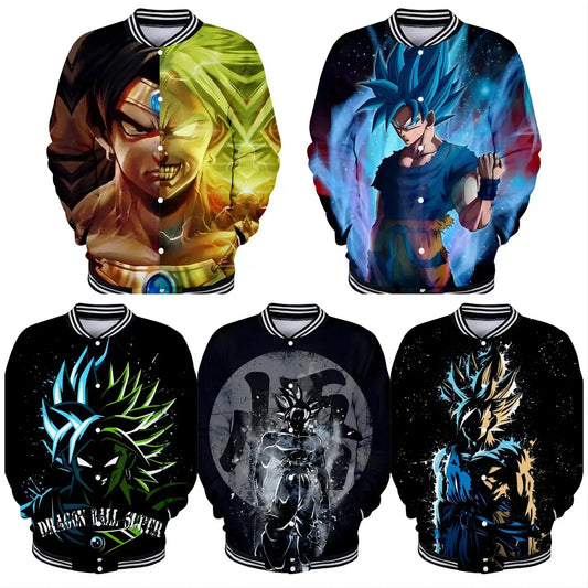 Dragon Ball Goku Kid Men Zipper Hoodie Cartoon Japan Style Anime Women Sweatshirt 2025 New Fashion Children Jackets Coat, produit gaming premium Fraquane