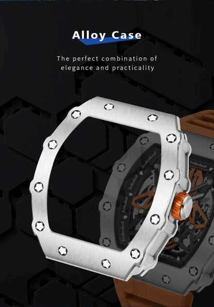 BAOGELA Richard Automatic Mechanical Watch for Men Wrist Watch Luxury Watches with Free Shipping Rubber Strap Reloj Hombre