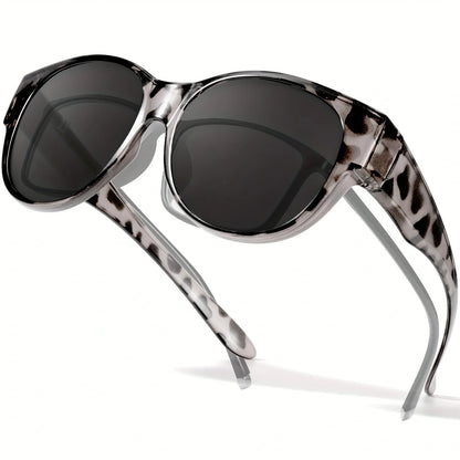 Polarized Sunglasses Fit Over Glasses, Sunglasses for Women to Go Over Glasses Lightweight-SG0179