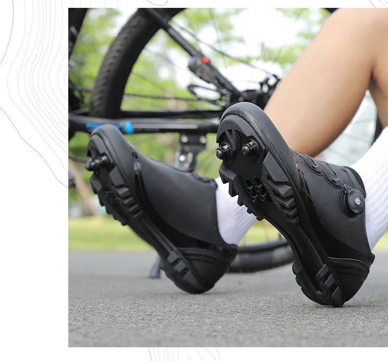 Scarpe da ciclismo da uomo e da donna per bici da strada, competizione e velocità, scarpe sportive da ciclismo autobloccanti con tacchette SPD