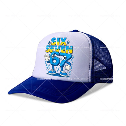 Casquette de baseball Steal A Brainrot 67 Six Seven, motif cartoon/anime, lettres de l'alphabet A à Z, pour garçons et filles, ajustable, sport et mode, couvre-chef pour adulte, cadeau