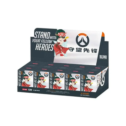 POP MART Overwatch Play of The Game Series Blind Box Mystery Box Toys Kawaii Ornaments Figurines Home Decor Desktop Model Dolls