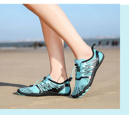 EOCENE pánske a dámske barefoot outdoorové športové aqua topánky, rýchloschnúce tenisky do vody na pláž, plávanie, fitness, brodenie, turistiku a cyklistiku