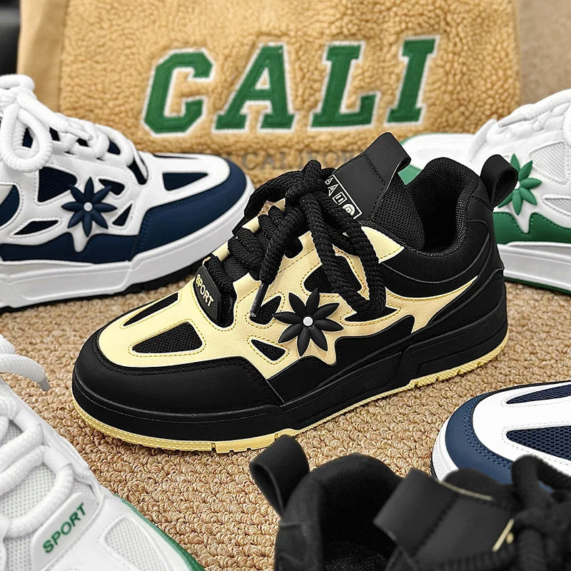 Modne muške cipele, trendi street skateboard cipele, luksuzni brend, tenisice za trening, prozračne mrežaste casual cipele, tenis masculino