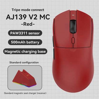 AJAZZ AJ139Pro/AJ139V2MC draadloze muis PMW3395/PAW3311-chipset 12000-26000Dpi professionele gamingmuis
