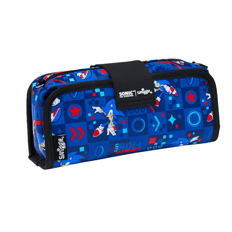 NEW High-quality Original Blue Boy Sonic Children's Backpack Cartoon Stress-relief Bag Hedgehog Anime Stationery Student Gift