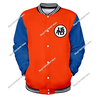 Dragon Ball Goku Kid Men Zipper Hoodie Cartoon Japan Style Anime Women Sweatshirt 2025 New Fashion Children Jackets Coat, produit gaming premium Fraquane