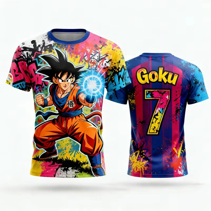 Dragon Ball Z 2026 Goku Men'sAnime T-shirts Children's Clothing Short Sleeve Essentials Tops Fashion New Harajuku Style Y2k