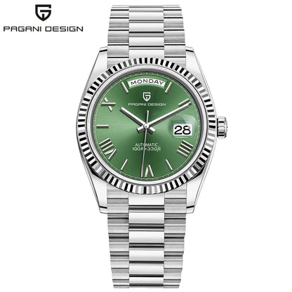 PAGANI DESIGN New DD36 Rose Gold Luxury Automatic Mechanical Watch For Men ST16 100M Waterproof AR Sapphire Glass Wristwatch Men