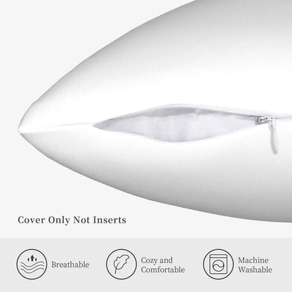 S-Sonic Anime Cool Cushion Cover Silky Short Plush Invisible Zipper Dustproof Sofa Pillow Case For Home Decor