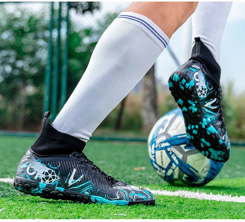 Neue professionelle Fußballschuhe für Herren, rutschfeste Fußballstiefel, Unisex, atmungsaktiv, für Futsal und Sport, neue Stollenschuhe, Dropshipping, ultraleicht