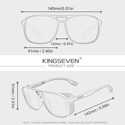 Polarizované sluneční brýle značky KINGSEVEN, klasický design, UV400, brýle pro muže i ženy, outdoorové sportovní brýle