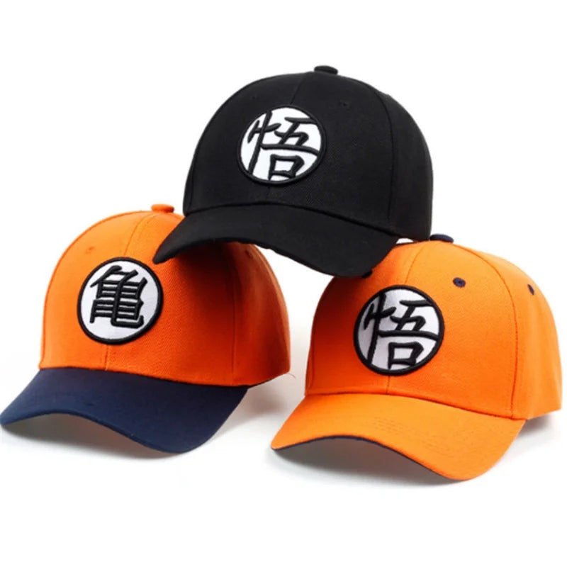 „Dragon Ball“ Son Goku unisex „Gui Wu“ siuvinėtos beisbolo kepurės, pavasario ir rudens lauko reguliuojamos kasdieninės kepurės, apsauginės nuo saulės kepurės