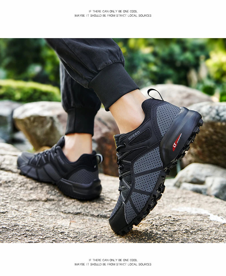 Scarpe da trekking da uomo 2025 antiscivolo, resistenti all’usura e confortevoli, scarpe sportive outdoor per escursionismo, corsa all’aperto e camminata