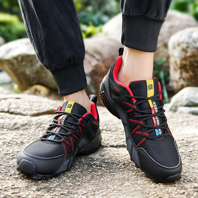 Scarpe da trekking da uomo 2025 antiscivolo, resistenti all’usura e confortevoli, scarpe sportive outdoor per escursionismo, corsa all’aperto e camminata