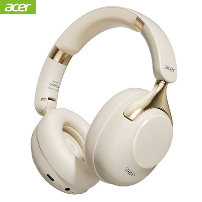Acer OHR524 ANC Wireless Bluetooth Headphones with 360° Surround Sound, Active Noise Cancelling Over-Ear Headphones, HD Mic, Bluetooth 5.4, 100H Battery