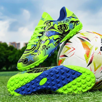 Nouvelles chaussures de football pour hommes et garçons, chaussures de football originales TF/AG, chaussures de football professionnelles pour terrain intérieur, crampons de football, baskets antidérapantes.