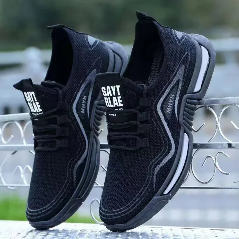 Męskie buty typu slip-on, modne trampki, męskie buty sportowe do biegania, oddychające buty na siłownię, do treningu i spacerów, buty do tenisa, antypoślizgowe buty do ćwiczeń