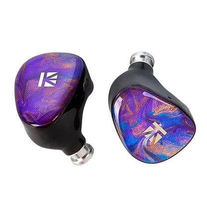 KBEAR KB02 Conduction osseuse pilote dynamique casque filaire 3D imprimé résine cavité IEM écouteurs pour musique vocale et rythmique