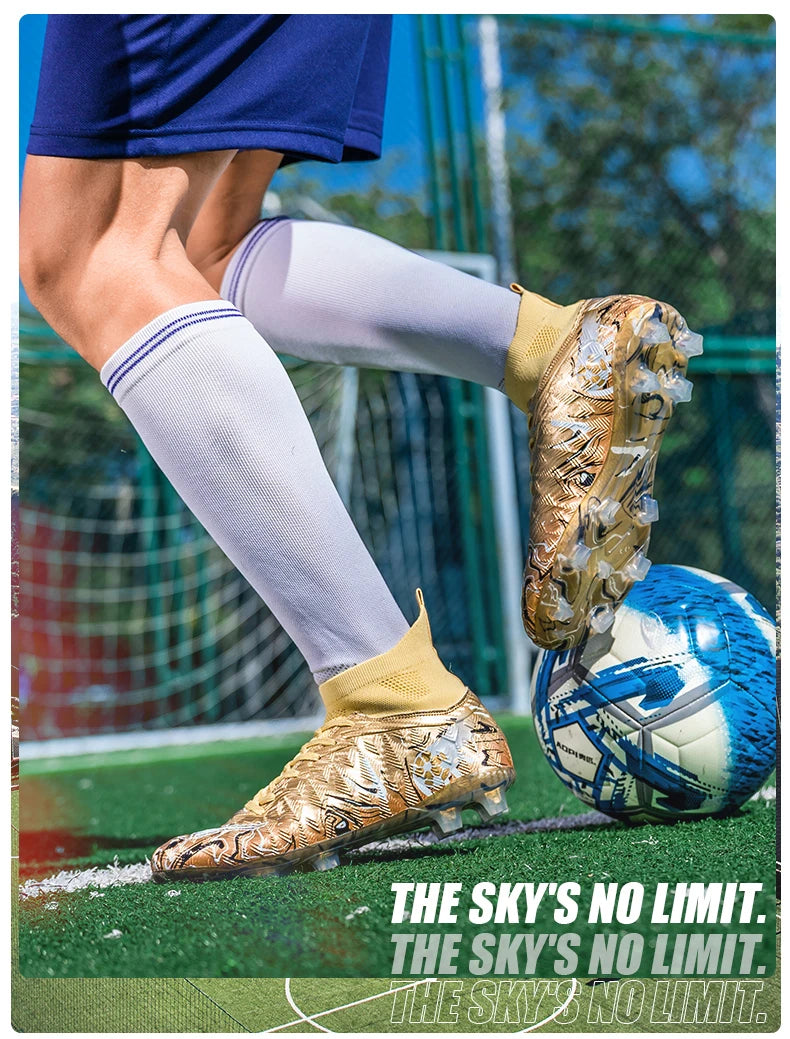 Neue professionelle Fußballschuhe für Herren, rutschfeste Fußballstiefel, Unisex, atmungsaktiv, für Futsal und Sport, neue Stollenschuhe, Dropshipping, ultraleicht